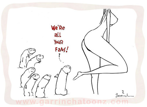 Cartoon: Fans (medium) by Garrincha tagged 