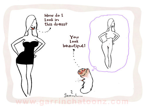 Cartoon: Fashion critic (medium) by Garrincha tagged 