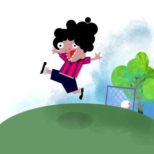 Cartoon: Goal! (medium) by Garrincha tagged ilos