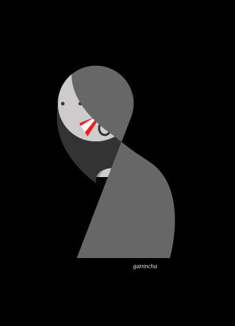 Cartoon: Grey gal. (medium) by Garrincha tagged ilo