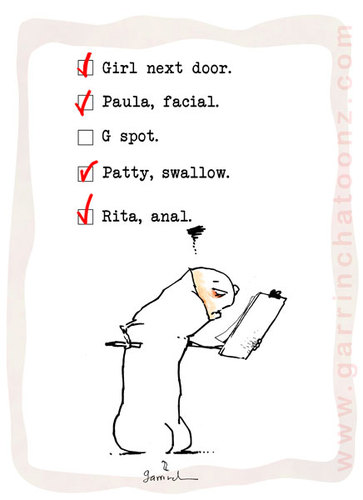 Cartoon: List (medium) by Garrincha tagged 