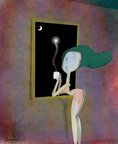 Cartoon: Magical window. (medium) by Garrincha tagged ilo