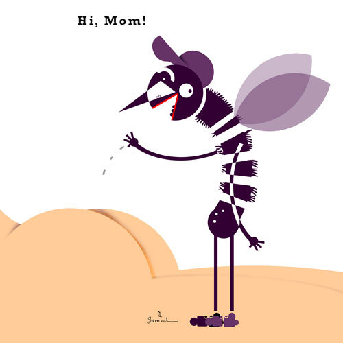 Cartoon: Matt the mosquito. (medium) by Garrincha tagged ilo