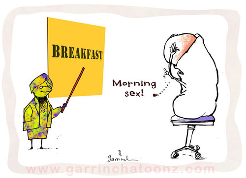 Cartoon: Morning sex (medium) by Garrincha tagged 