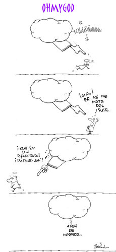 Cartoon: OhYourGod I (medium) by Garrincha tagged religion