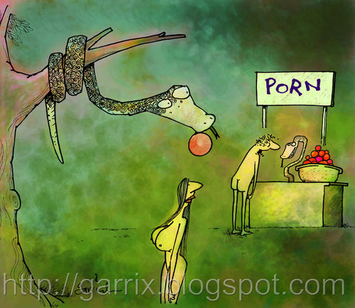 Old porn By Garrincha | Business Cartoon | TOONPOOL