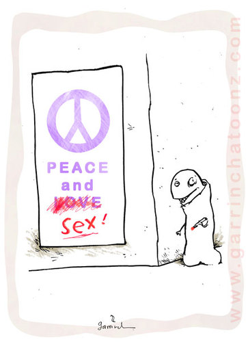Cartoon: Peace (medium) by Garrincha tagged 
