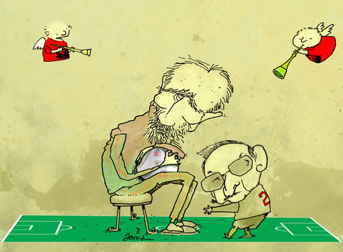 Cartoon: Solid game (medium) by Garrincha tagged cuba,castro