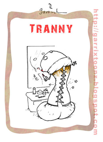 Cartoon: tranny (medium) by Garrincha tagged 