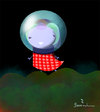 Cartoon: Alien girl (small) by Garrincha tagged ilo