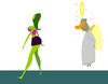 Cartoon: Angels among us (small) by Garrincha tagged sex