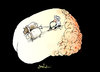 Cartoon: Brain plowing (small) by Garrincha tagged gag,cartoon,garrincha