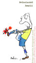 Cartoon: bye (small) by Garrincha tagged soccer,world,cup