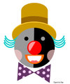Cartoon: Clown Number 3 (small) by Garrincha tagged clowns,vector,illustrations,for,kids