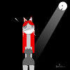 Cartoon: Coconut moon. (small) by Garrincha tagged ilo