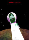 Cartoon: Cosmojesus. (small) by Garrincha tagged ilos