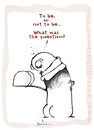 Cartoon: Hamlet (small) by Garrincha tagged sex and literature classics