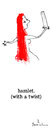 Cartoon: Hamlet revisited (small) by Garrincha tagged sketch