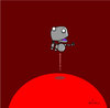 Cartoon: Happy bot (small) by Garrincha tagged vector,illustration