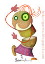 Cartoon: Hupperd the Murscretz dolien (small) by Garrincha tagged creatures