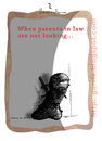 Cartoon: In laws (small) by Garrincha tagged sex