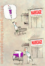 Cartoon: Marriage shop (small) by Garrincha tagged gag cartoon garrincha marriage relationships