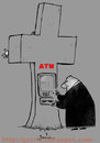 Cartoon: NT (small) by Garrincha tagged money,religion