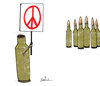 Cartoon: Peace (small) by Garrincha tagged war