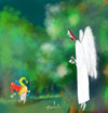 Cartoon: The Boss (small) by Garrincha tagged illustration,digital,painting,religion,humor