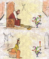 Cartoon: Utility jester (small) by Garrincha tagged gag,cartoon,adult,humor,garrincha