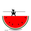 Cartoon: Watermelon man. (small) by Garrincha tagged illustration,circus