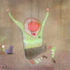 Cartoon: Weekend player (small) by Garrincha tagged illustration