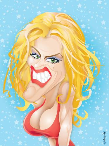 Cartoon: Anna Nicole-Smith (medium) by buzz tagged annanicole