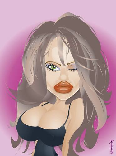 Cartoon: Katie Price (medium) by buzz tagged jordan