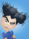 Cartoon: Bjork (small) by buzz tagged icelander