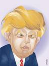 Cartoon: Donald Trump (small) by buzz tagged trump