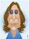 Cartoon: John Lennon (small) by buzz tagged beatles