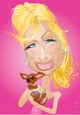 Cartoon: Paris Hilton (small) by buzz tagged paris