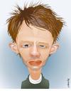 Cartoon: Thom Yorke (small) by buzz tagged radiohead