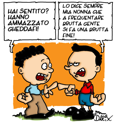 Una brutta fine By darix73 | Politics Cartoon | TOONPOOL
