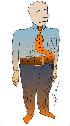 Cartoon: 6 (medium) by zluetic tagged cravat