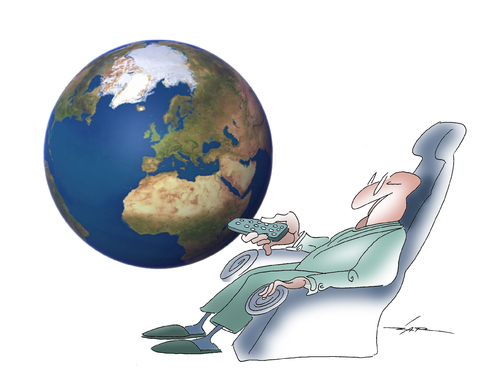 Cartoon: global village (medium) by zluetic tagged global