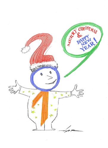 Cartoon: merry christmas (medium) by zluetic tagged christmas