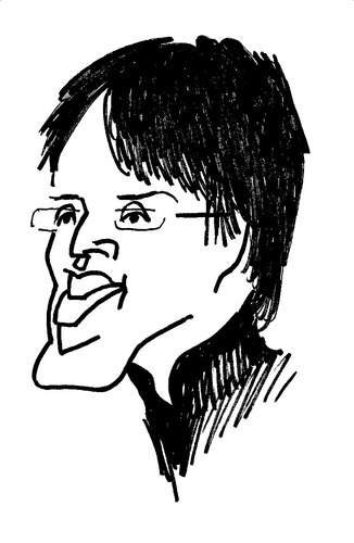 Cartoon: portraitpitch (medium) by zluetic tagged portraitpitch