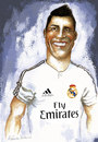Cartoon: Cristiano Ronaldo (small) by lagrancosaverde tagged cristiano,ronaldo,real,madrid,fussball