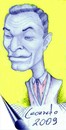 Cartoon: Nat King Cole (small) by Leonardo Weber tagged music