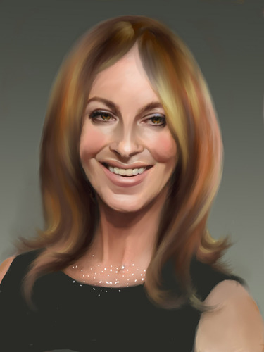 Cartoon: Kathryn Bigelow (medium) by Sigrid Töpfer tagged berühmte,personen