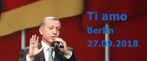 Cartoon: Ti amo Tour 2018 (medium) by 6aus49 tagged erdogan