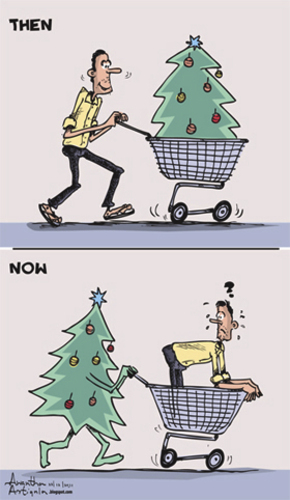 Cartoon: Xmas (medium) by awantha tagged xmas