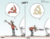 Cartoon: Left (small) by awantha tagged left